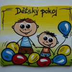 Dřevěná cedulka