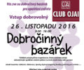 Dobročinný bazárek 26.11. v Praze!